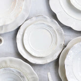 Giorno White Salad Plate